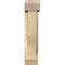 Ekena Millwork Traditional Slat Rough Sawn Bracket w/ Offset Brace, Douglas Fir, 6"W x 20"D x 28"H BKT0604X20X28TRA06RDF - alternate 2
